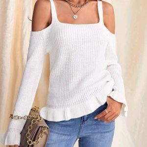 Cold Shoulder Sweater